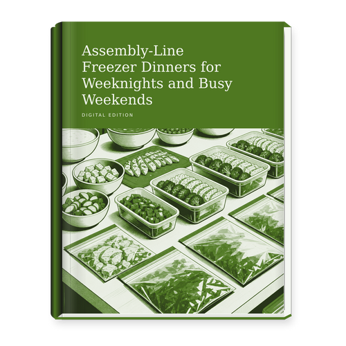 Assembly-Line Freezer Dinners for Weeknights and Busy Weekends ebook cover