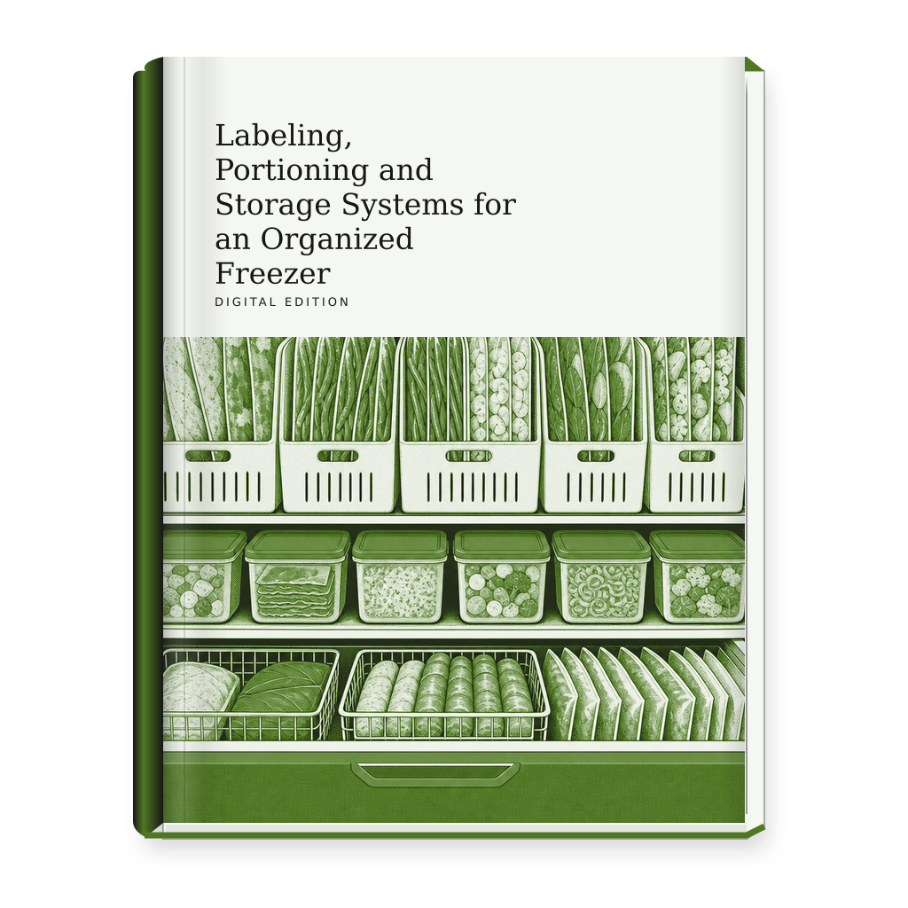 Labeling, Portioning and Storage Systems for an Organized Freezer